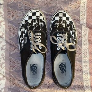 Checkered flame Vans